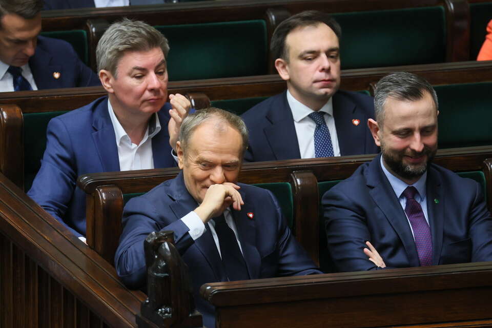 Donald Tusk i rząd KO w Sejmie / autor: PAP