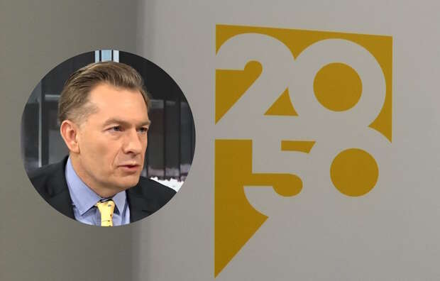 W tle logo Polski 2050. W miniaturze kadr z programu "Rozmowa Wikły" - gościem był poseł Norbert Pietrykowski / autor: Fratria/wPolsce24