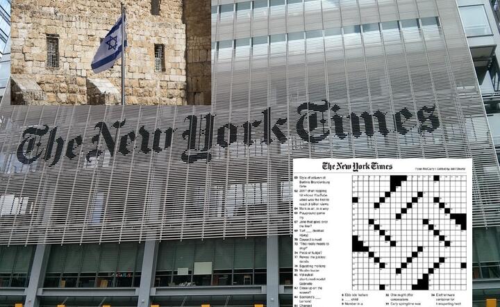 swastyka w NYT / autor: kolaż Pixabay, Twitter, Fratria