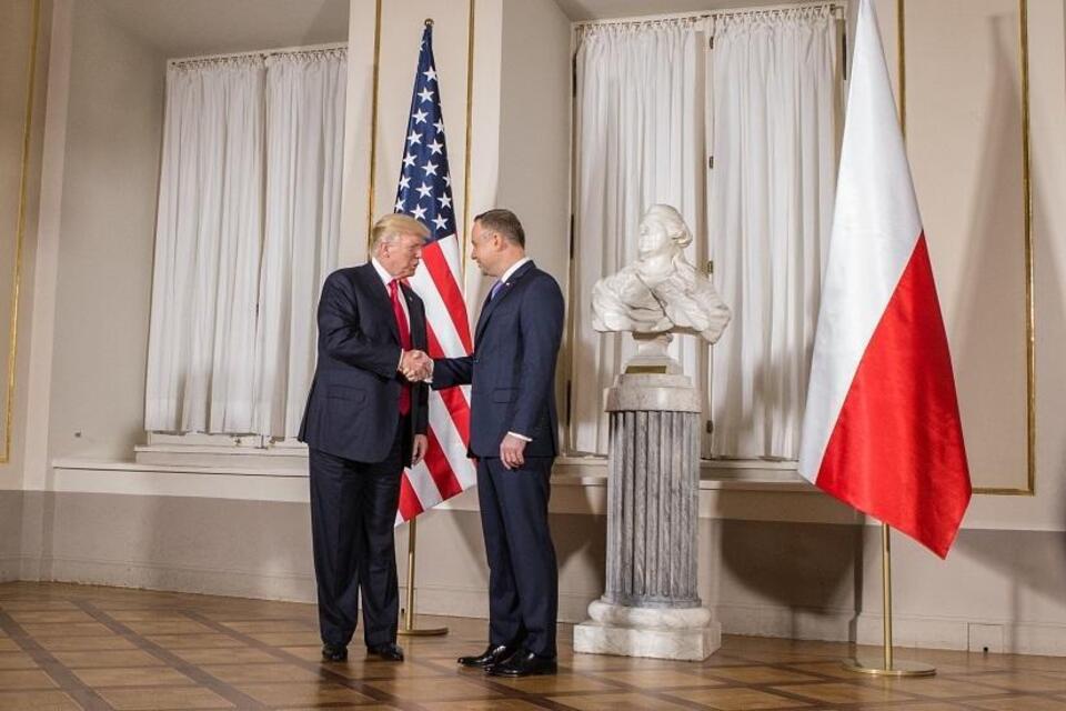 Donald Trump i Andrzej Duda  / autor: Fratria
