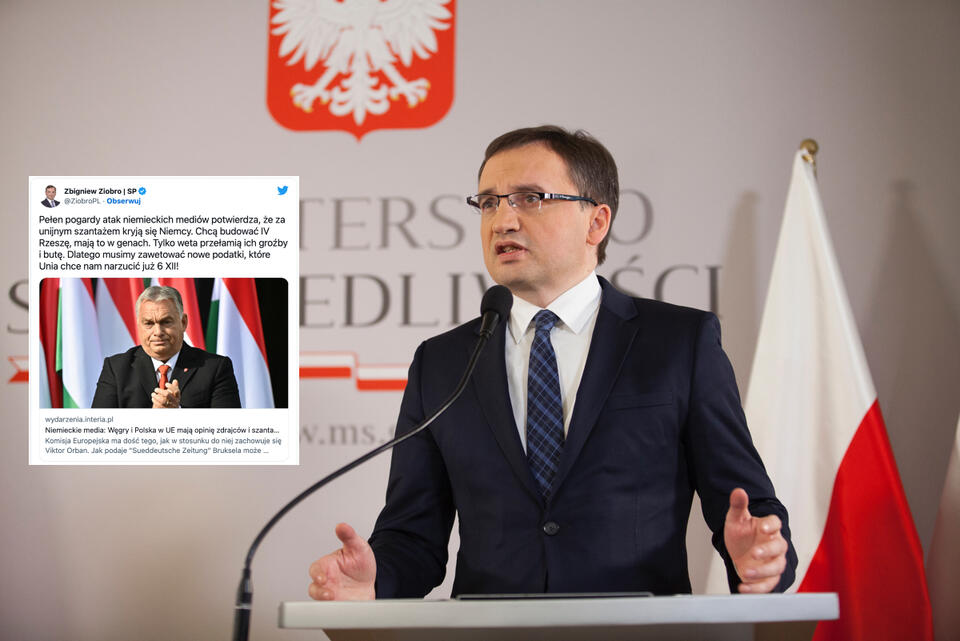 Minister Ziobro odpowiada na tekst niemieckiego dziennika