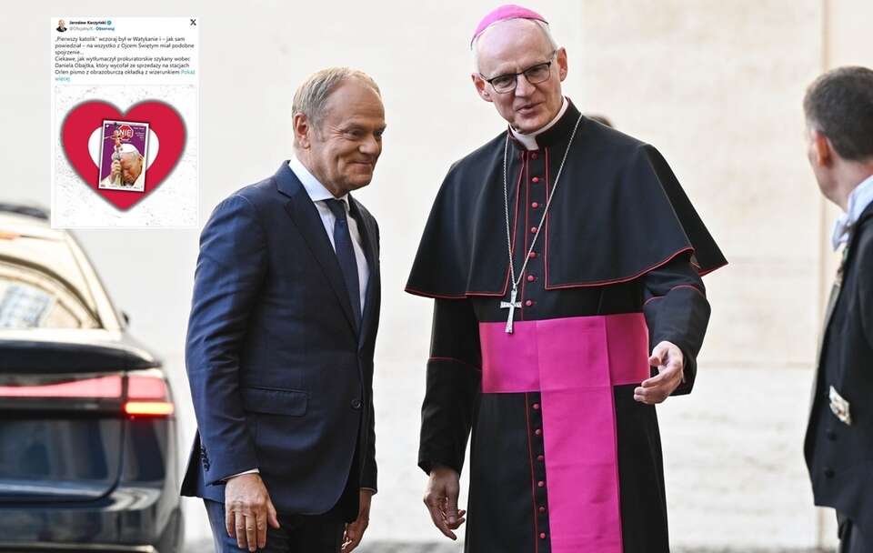 Tusk w Watykanie. Prezes PiS: "Hipokryzja do entej potęgi!"