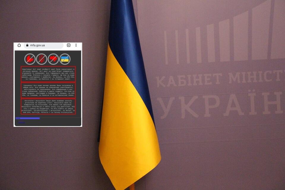 Flaga Ukrainy / autor: Fratria