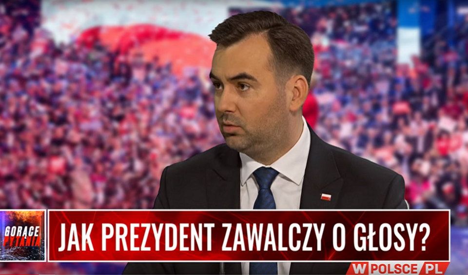 Rzecznik prezydenta Błażej Spychalski / autor: Telewizja wPolsce.pl