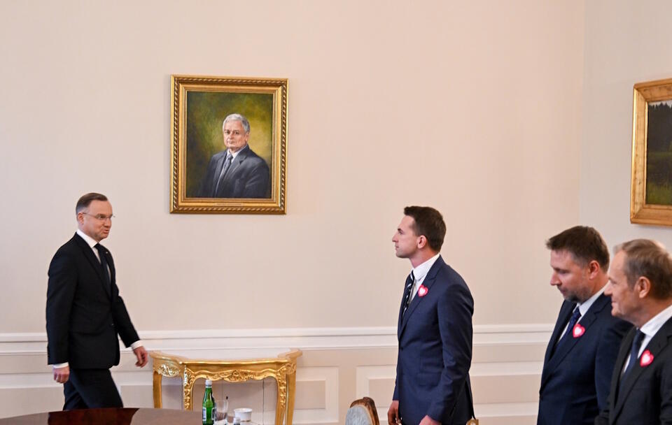 Konsultacje w Pałacu Prezydenckim / autor: PAP/Radek Pietruszka