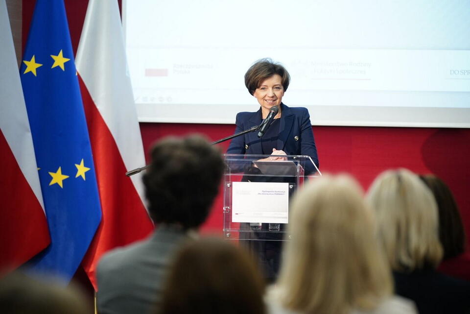 Minister Marlena Maląg  / autor: screenshot Twitter @MRiPS_GOV_PL
