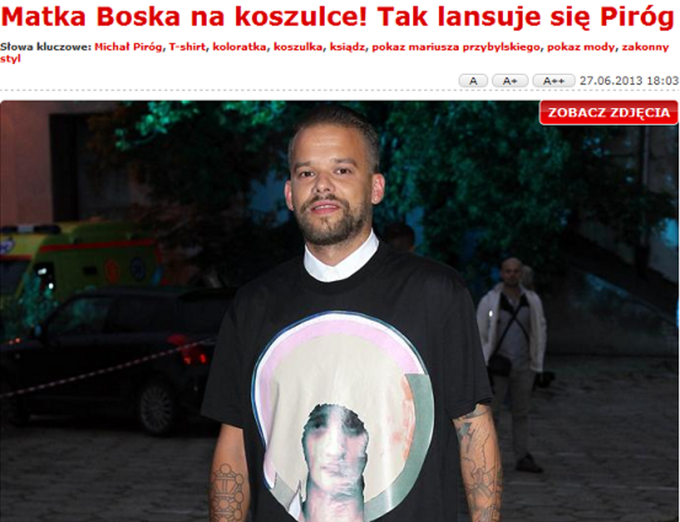 Screensho z www.fakt.pl