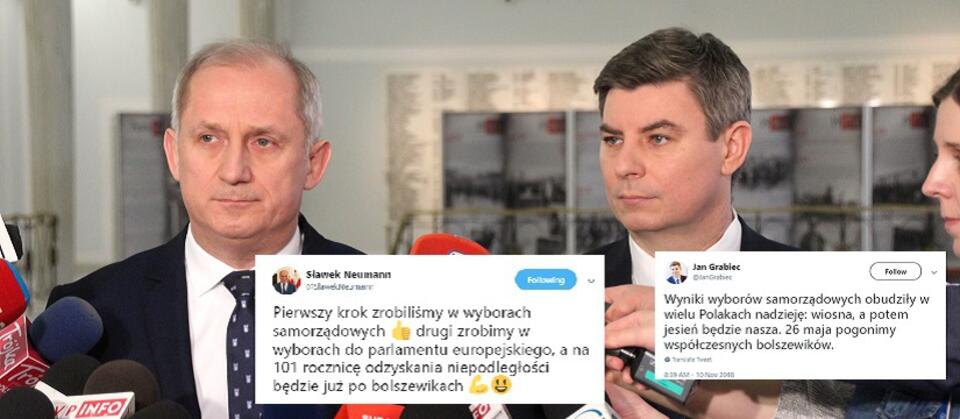 Sławomir Neumann, Jan Grabiec / autor: Fratria;Twitter