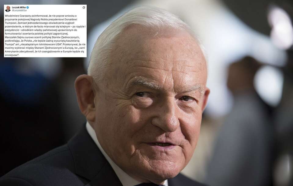 Miller surowo o Czarzastym: Niekompetencja