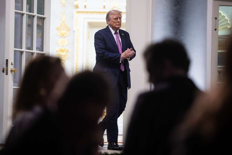 Prezydent USA Donald Trump / autor: PAP/EPA/FRANCIS CHUNG / / POOL