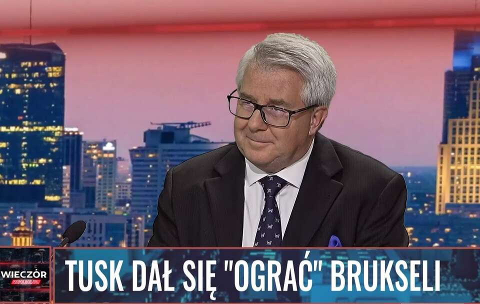 Europoseł PiS Ryszard Czarnecki / autor: Telewizja wPolsce