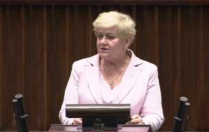 Posłanka KO Małgorzata Pępek w Sejmie / autor: iTV Sejm/sejm.gov.pl (screen)