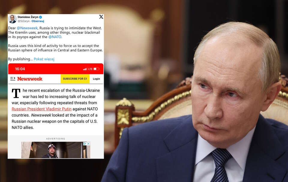 Władimir Putin / autor: PAP/EPA/VYACHESLAV PROKOFIEV / SPUTNIK / KREMLIN POOL/X