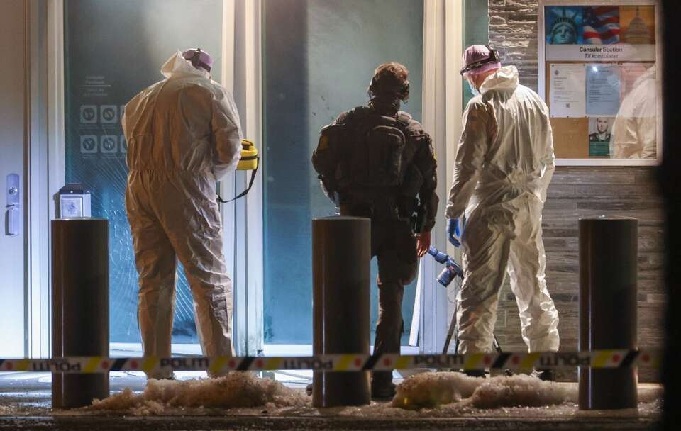 Eksplozja przy ambasadzie USA w Oslo / autor: PAP/EPA/HANS O. TORGERSEN