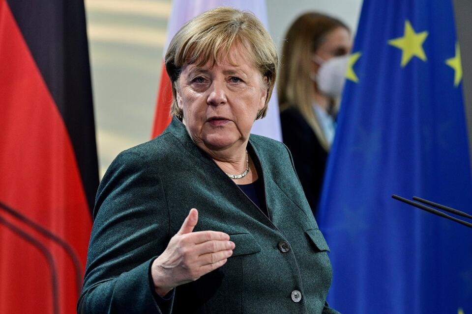 Kanclerz Niemiec Angela Merkel / autor: PAP/EPA/JOHN MACDOUGALL / POOL