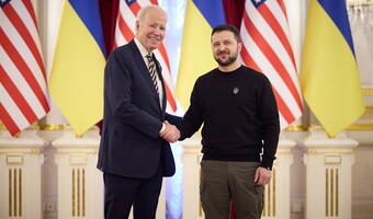 Prezydent USA Joe Biden przybył do Kijowa