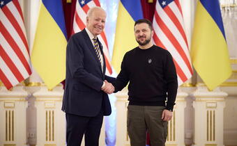 Prezydent USA Joe Biden przybył do Kijowa