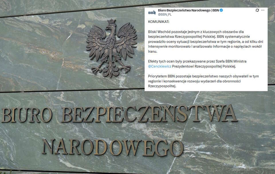 BBN monitoruje sytuację na Bliskim Wschodzie