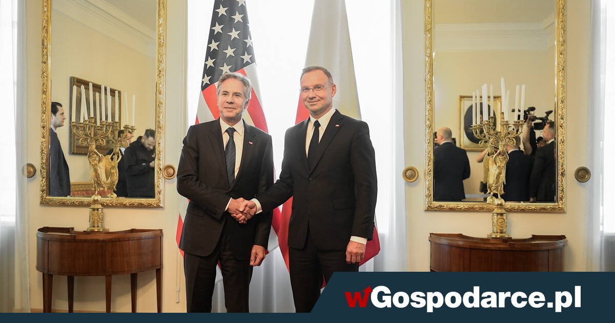 O czym rozmawiali Andrzej Duda i Antony Blinken?