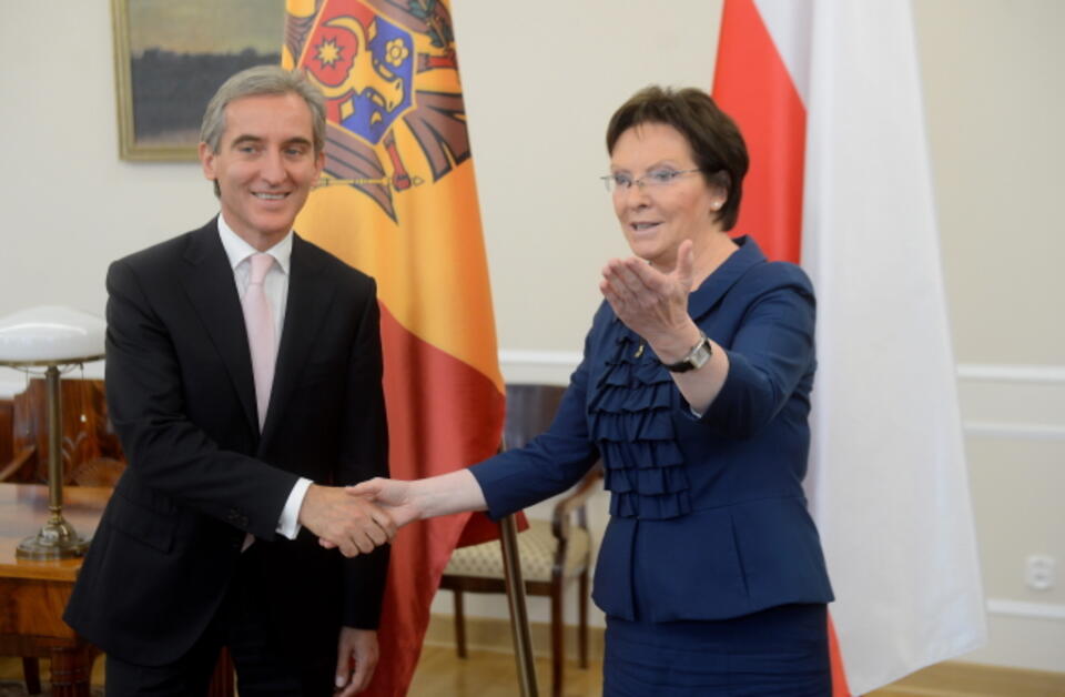 Ewa Kopacz  premierem Mołdawii. Fot. PAP/ Bartłomiej Zborowski