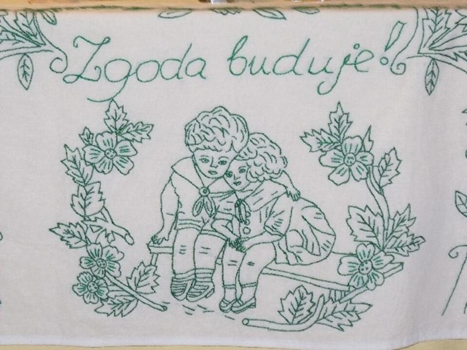 fot. wPolityce.pl, autentyczna makatka ludowa