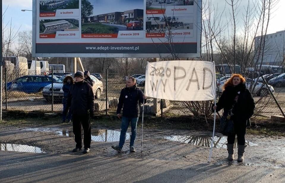 Manifestacja KOD po konwencji Andrzeja Dudy / autor: wPolityce.pl
