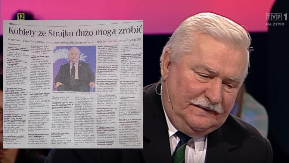 Lech Wałęsa / autor: screen youtube/TVP/Fratria