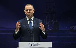 Prezydent Karol Nawrocki  / autor: PAP/EPA