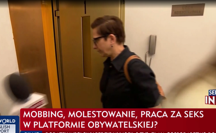 posłanka PO Krystyna Sibińska, była przewodnicząca Rady Miasta Gorzowa Wielkopolskiego / autor: TVP World/screen