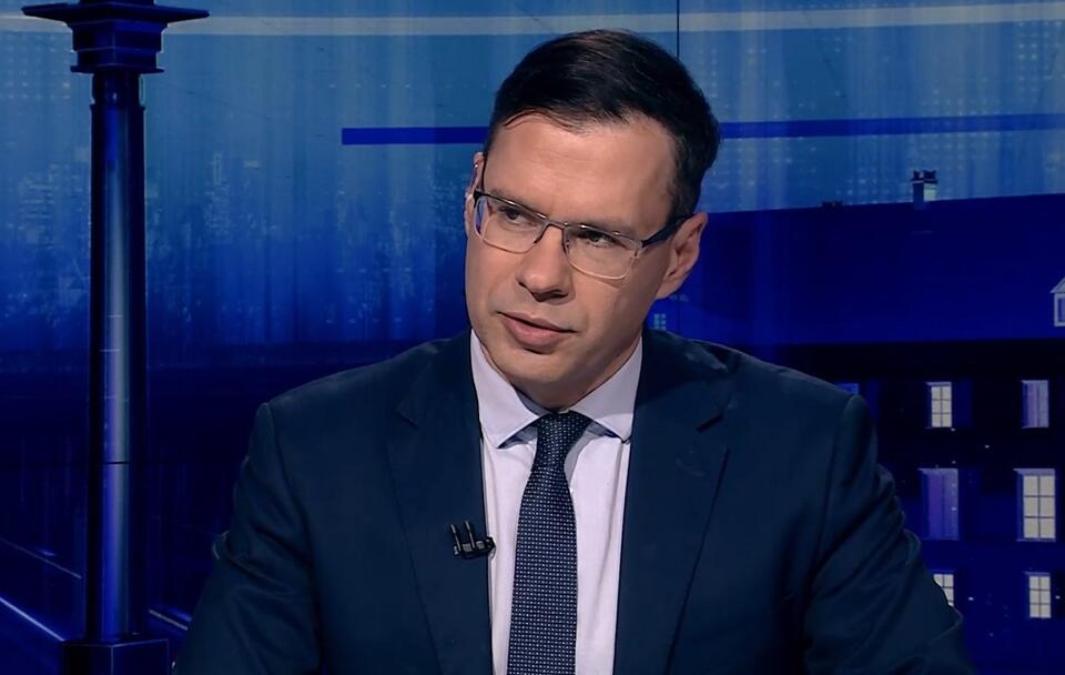 Michał Karnowski / autor: screenshot TVP INFO