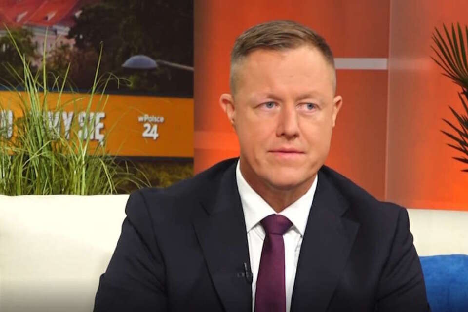Poseł Michał Połuboczek z Konfederacji / autor: Telewizja wPolsce24