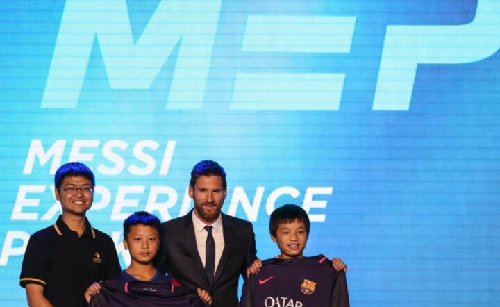 Słynny argentyński piłkarz Lionel Messi ogłosił, że w listopadzie 2018 roku otworzy w mieście Nankin park rozrywki "Messi Experience Park", fot. PAP/EPA/