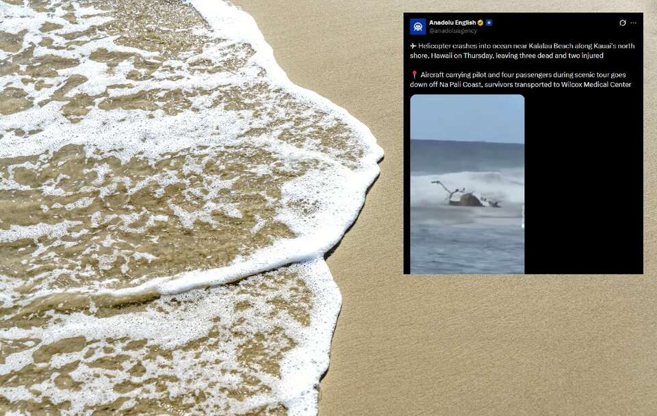 Katastrofa śmigłowca na Hawajach. Trzy osoby nie żyją, są ranni