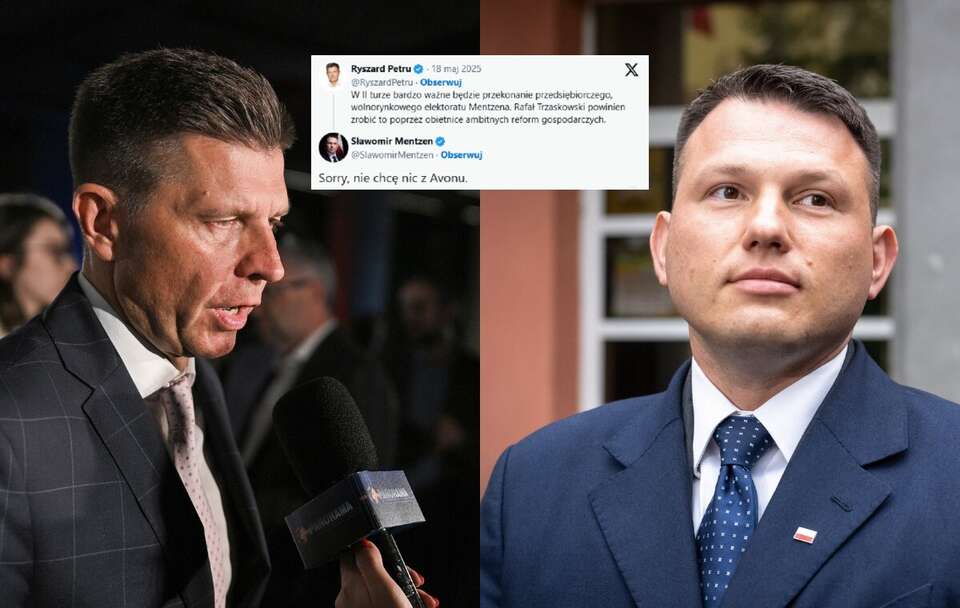 Ryszard Petru i Sławomir Mentzen / autor: PAP/Marcin Obara/Tytus Żmijewski