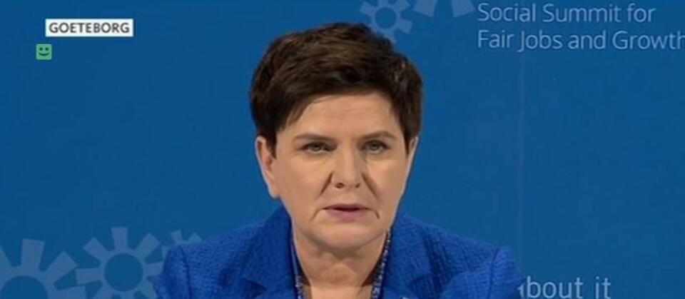 premier Beata Szydło / autor: screen TVP INFO