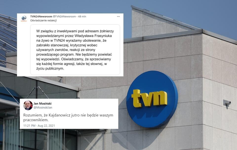 Siedziba stacji TVN i TVN24 / autor: Fratria/Twitter