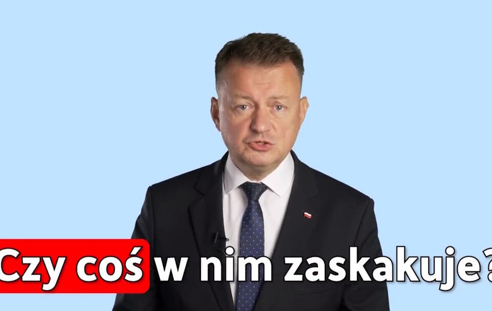 Mariusz Błaszczak / autor: X: @mblaszczak