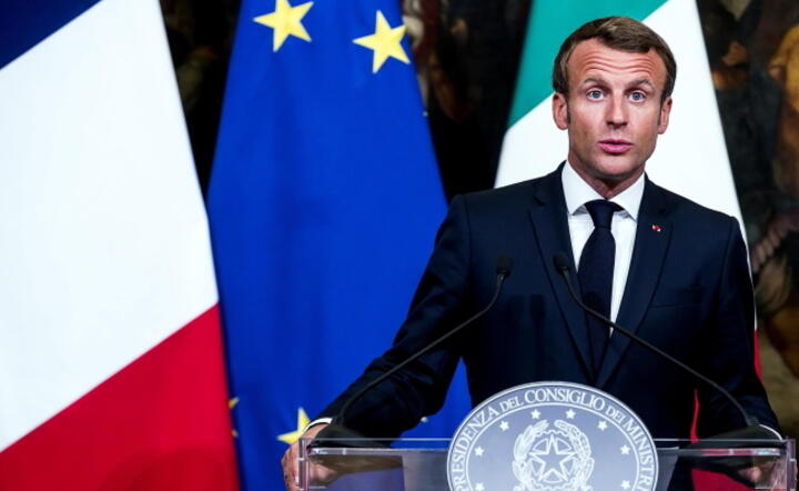 Prezydent Francji Emmanuel Macron / autor: PAP/ EPA/ANGELO CARCONI