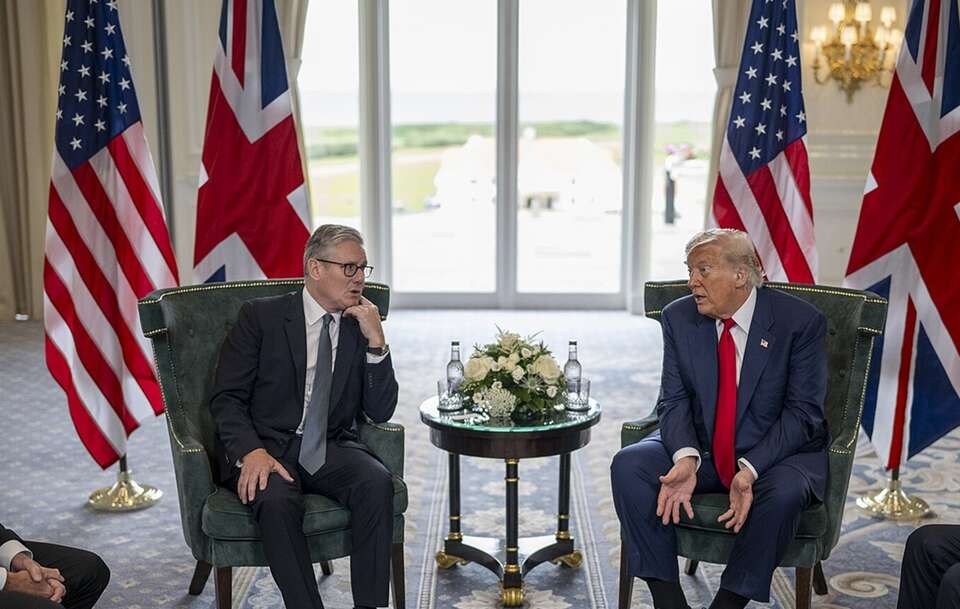 Keir Starmer i Donald Trump / autor: The White House, Public domain, via Wikimedia Commons