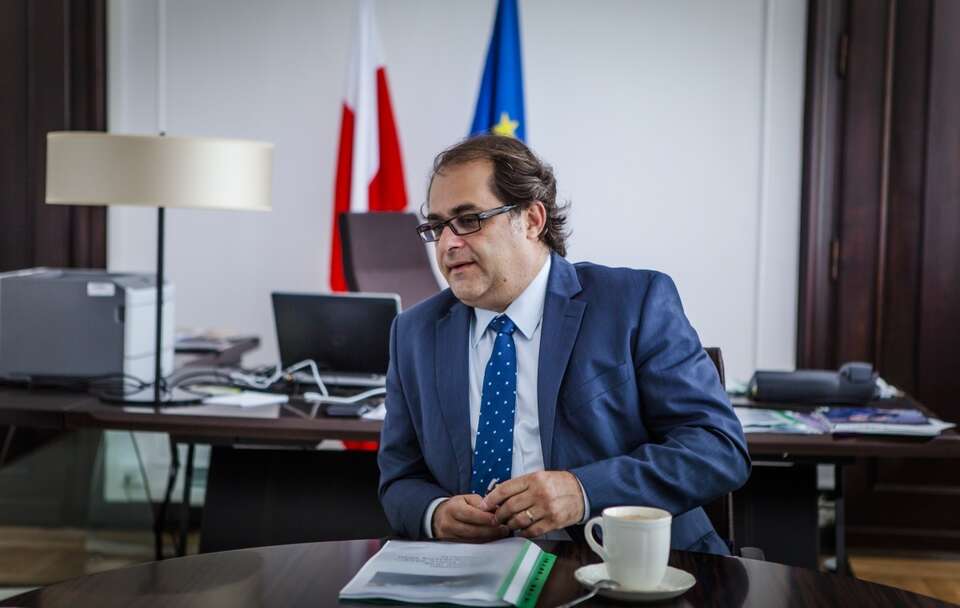Marek Gróbarczyk były Minister Gospodarki Morskiej i Żeglugi Środlądowej  / autor: Fratria