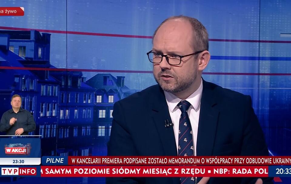 Minister Marcin Przydacz / autor: wPolityce.pl/TVP Info