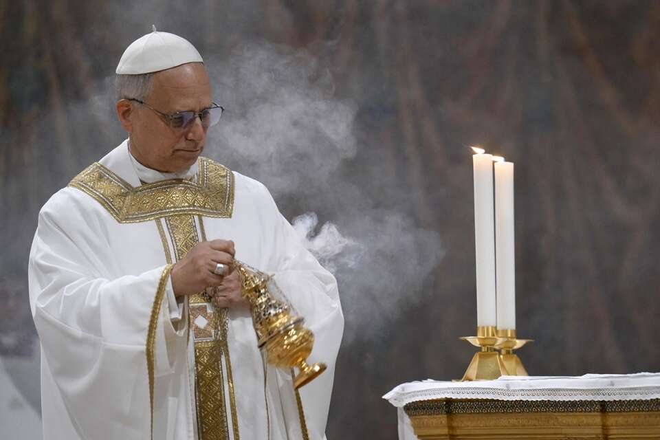 Papież Leon XIV / autor: PAP/EPA/VATICAN MEDIA HANDOUT