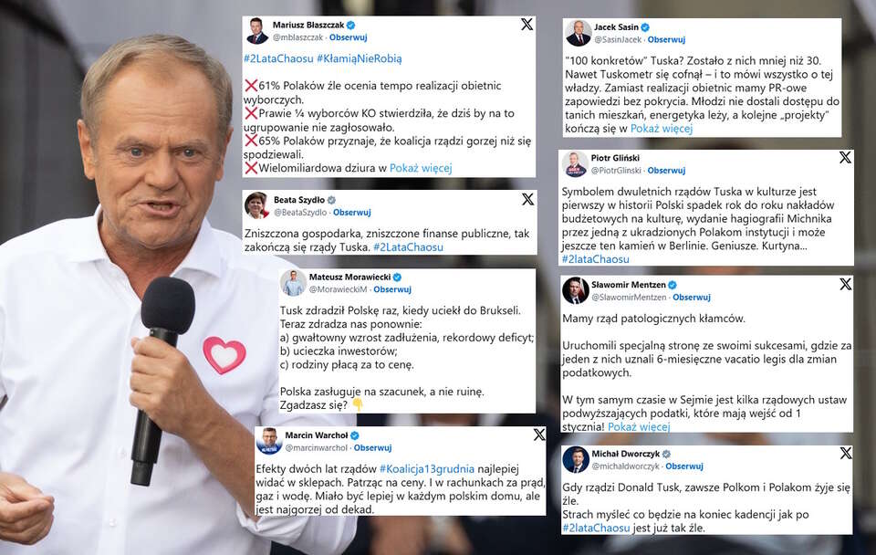 Donald Tusk / autor: Fratria/X