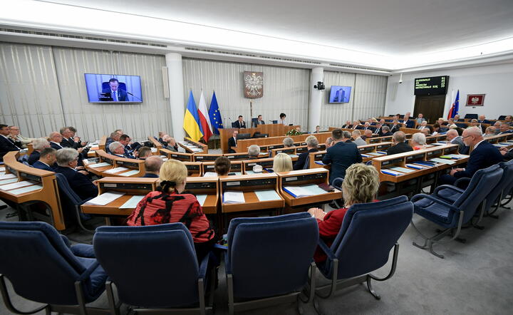 Posiedzenie Senatu / autor: PAP/Marcin Obara