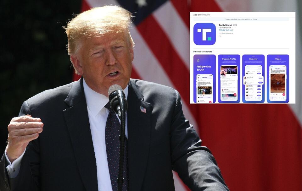 Donald Trump / autor: Fratria/M.Czutko; apps.apple.com