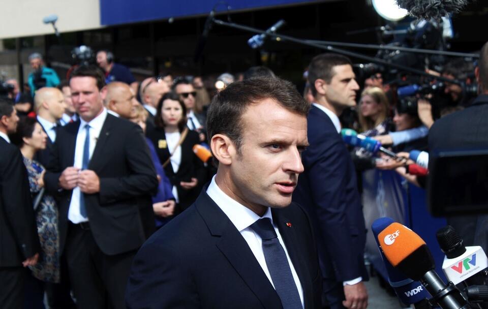 Prezydent Francji Emmanuel Macron / autor: Fratria