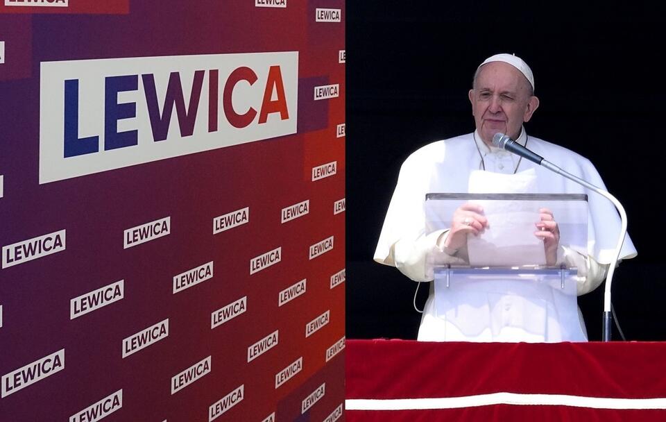 Lewica/Papież Franciszek / autor: Fratria/	PAP/EPA/ANSA/CLAUDIO PERI