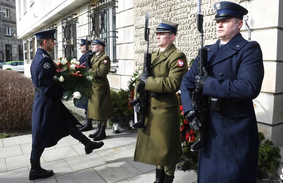 Uroczystość w hołdzie Żołnierzom Wyklętym / autor: PAP/Radek Pietruszka