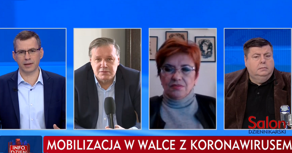 Salon Dziennikarski / autor: screen TVP INFO