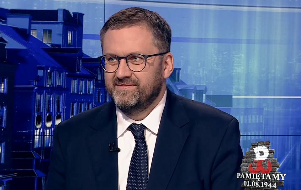 Jan Ołdakowski / autor: screenshot TVP INFO